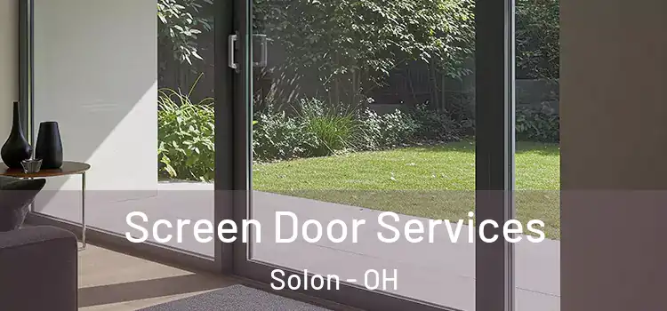 Screen Door Services Solon - OH